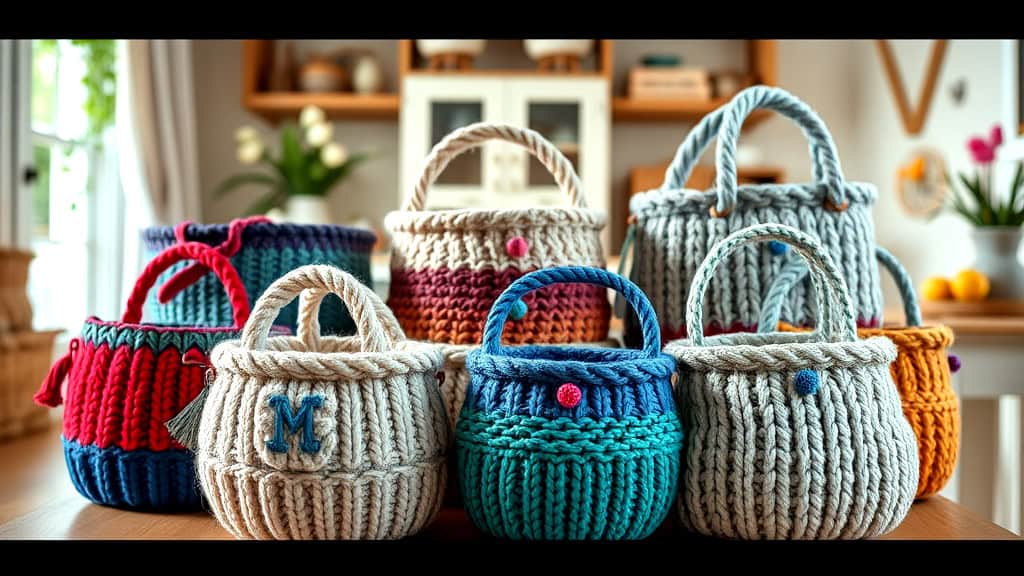 Personalizing Your Knit Baskets