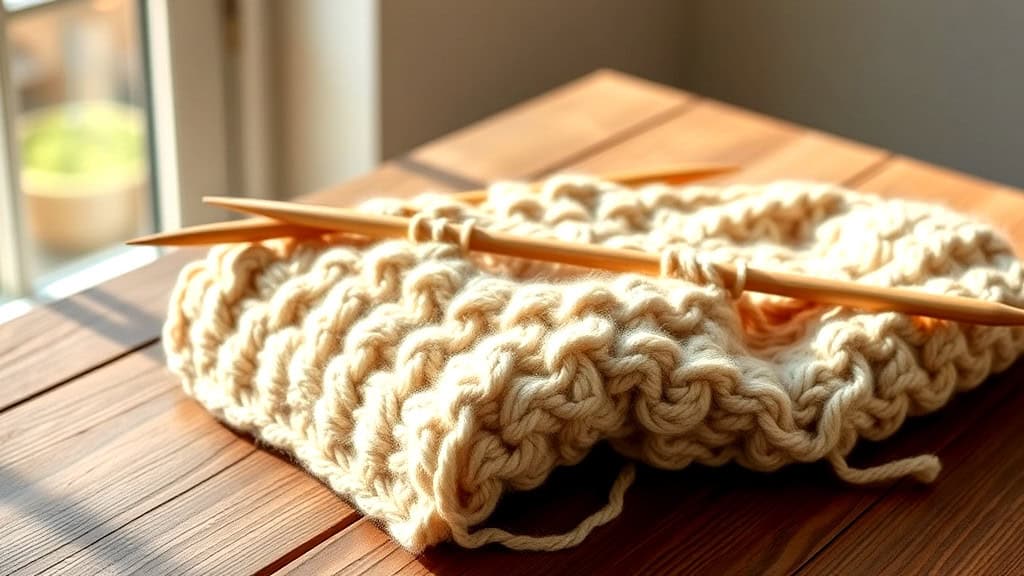 Garter Stitch Scarf for Beginners