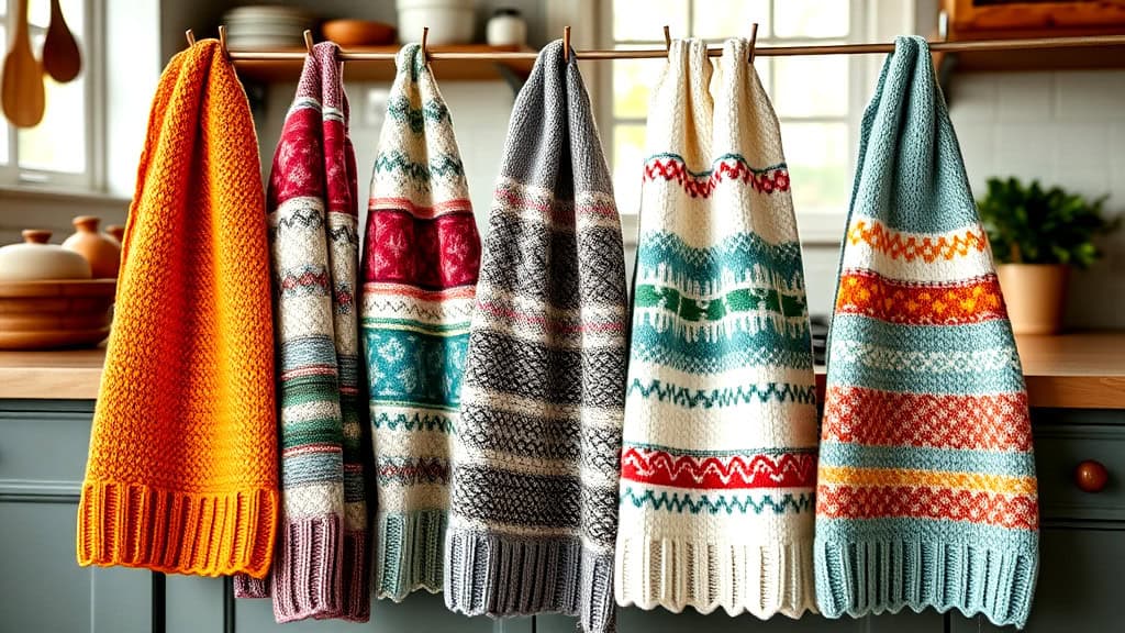 Free Dish Towel Knitting Patterns