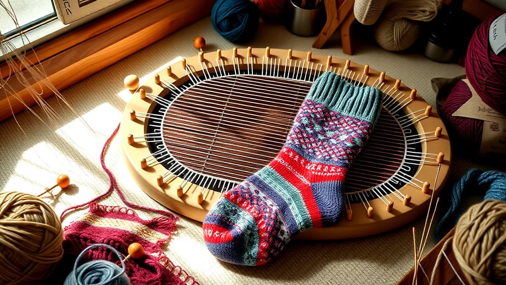 Free Loom Knitting Sock Patterns Free Loom Knitting Sock Patterns